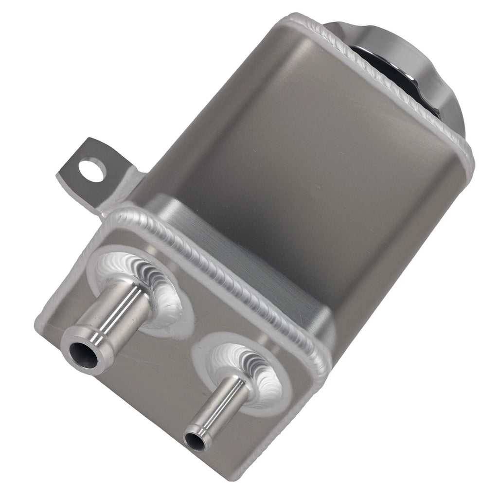 Power Steering Reservoir Tank for Ford Mustang (1999–2004) Aluminum Silver