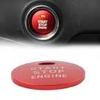 Engine Start Push Button Cover Trim for Mazda 3 Axela 6 Atenza CX-5 (2014–2020) Red