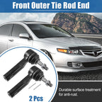 2pcs Front Outer Tie Rod End Links ES800030 for Chevrolet Equinox (2005–2009)