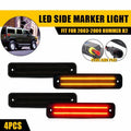 Set of 4 Smoked LED Side Marker Lights for Hummer H2 (2003–2009)