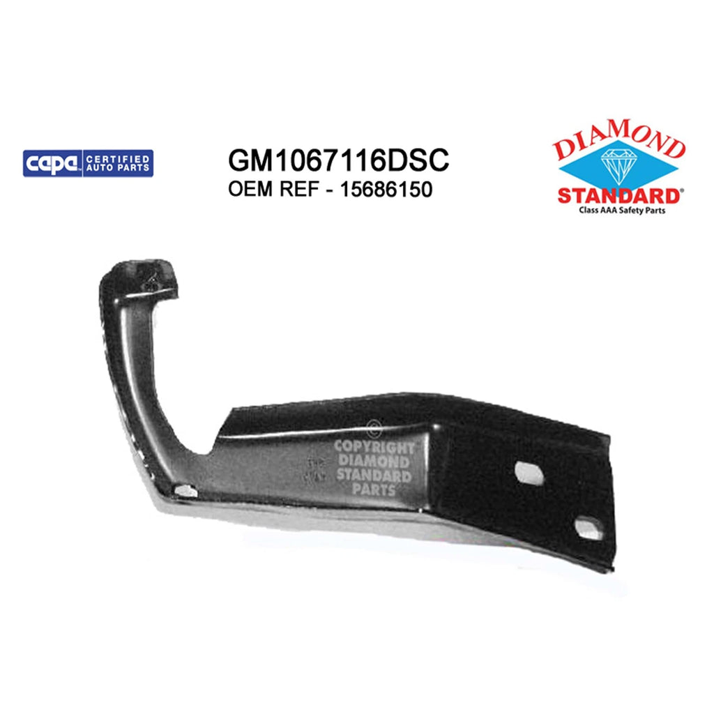Replacement Steel Front Passenger Side Outer Bumper Face Bar Brace for Honda