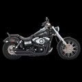 Vance & Hines Twin Slash 3in Exhaust for Harley-Davidson Dyna/Fatbob/Wide Glide (2008–2017)