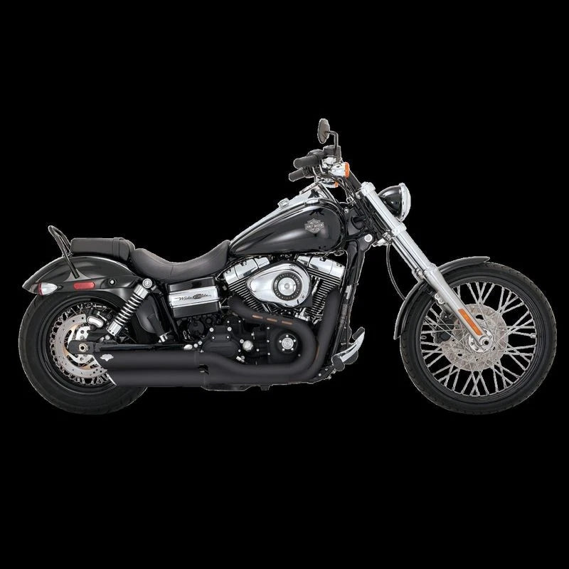 Vance & Hines Twin Slash 3in Exhaust for Harley-Davidson Dyna/Fatbob/Wide Glide (2008–2017)