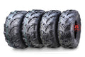 Set of 4 Wanda UTV ATV Tires 24x8-12 24x10-11 8 Ply Mud Sling