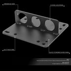 3/16" Steel Engine Lifting Plate Bracket for Chevy Ford SBC BBC