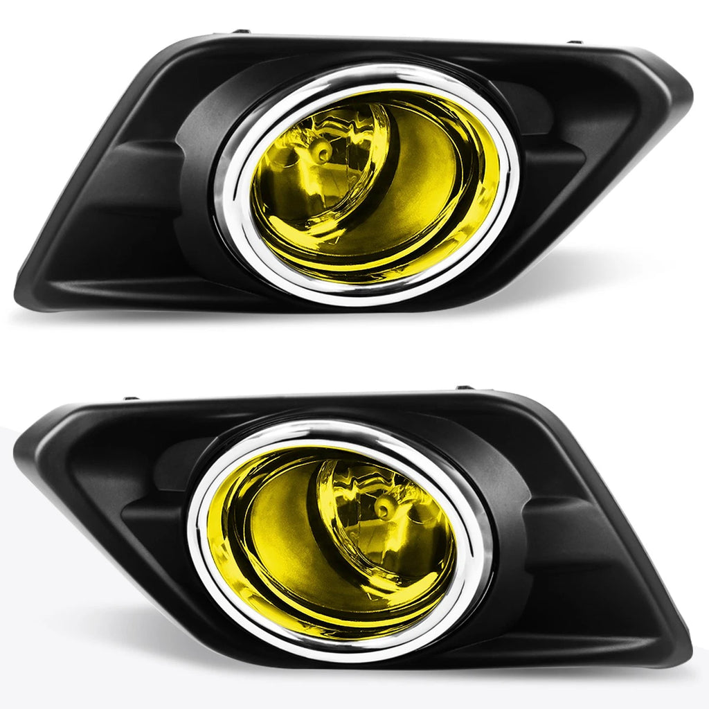Fog Lights for Nissan Rogue (2014–2016) - Amber Lens, Switch & Bezel