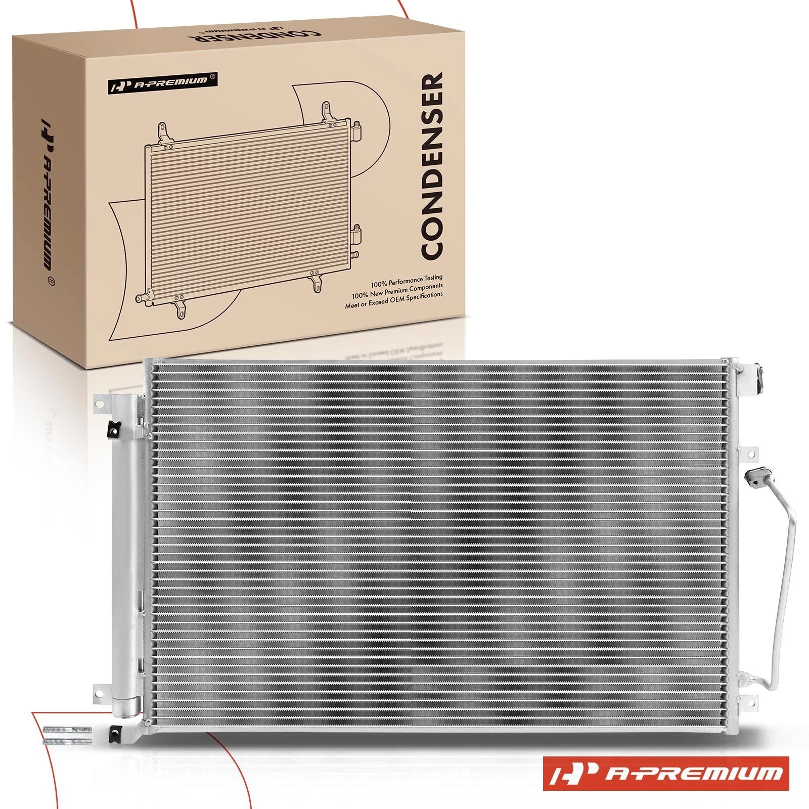 A/C Condenser with Receiver & Bracket for Subaru B9 Tribeca (2006–2007)