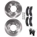 Front Brake Rotors & Pads Kit for Chevrolet Silverado 2500 HD (2011–2019)