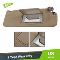 Right Side Beige Plastic Sun Visor for Honda Pilot (2017–2021)