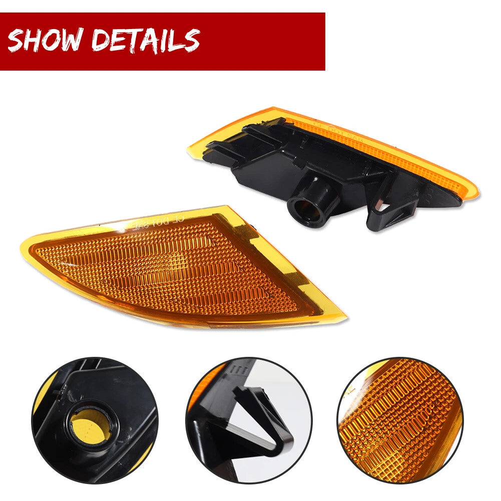 Set of 2 Amber Side Marker Lights for Mercedes W251 R63 AMG R320 R350 R500