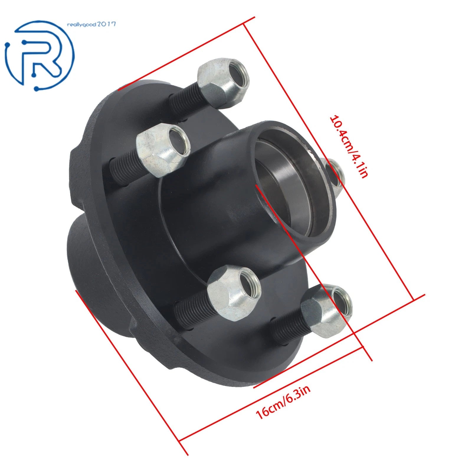Set of 4 Trailer Hub Bearing Kits for 2000 lbs Spindle 5 Lug