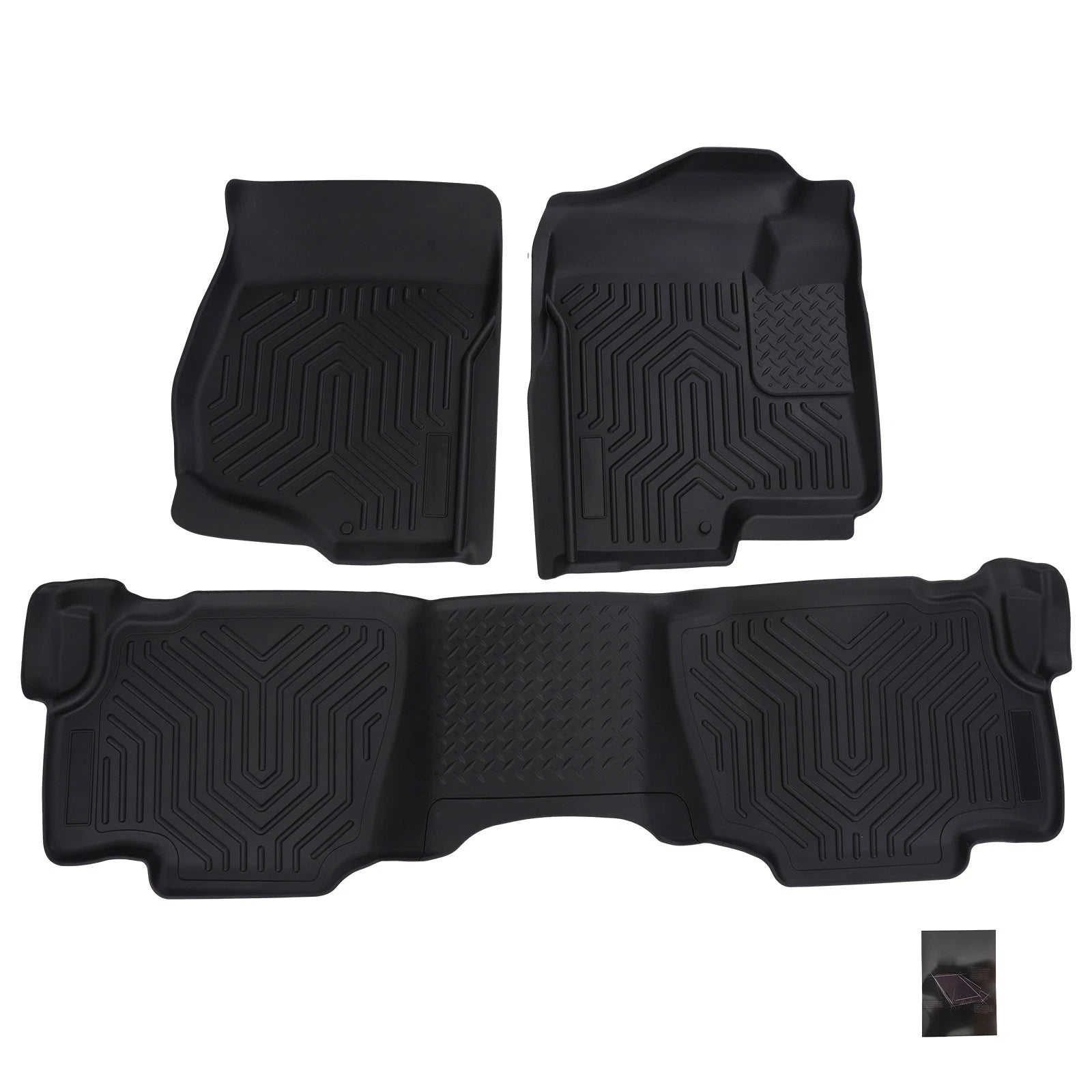 Floor Mats Liner for Silverado 1500/GMC Sierra 1500 (2007–2013)