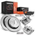 Rear Disc Brake Rotor & Pads + Brake Caliper for Ford F-150 (2012–2016)