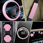 10 x Car Accessories Including Steering Wheel Cover for All Cars