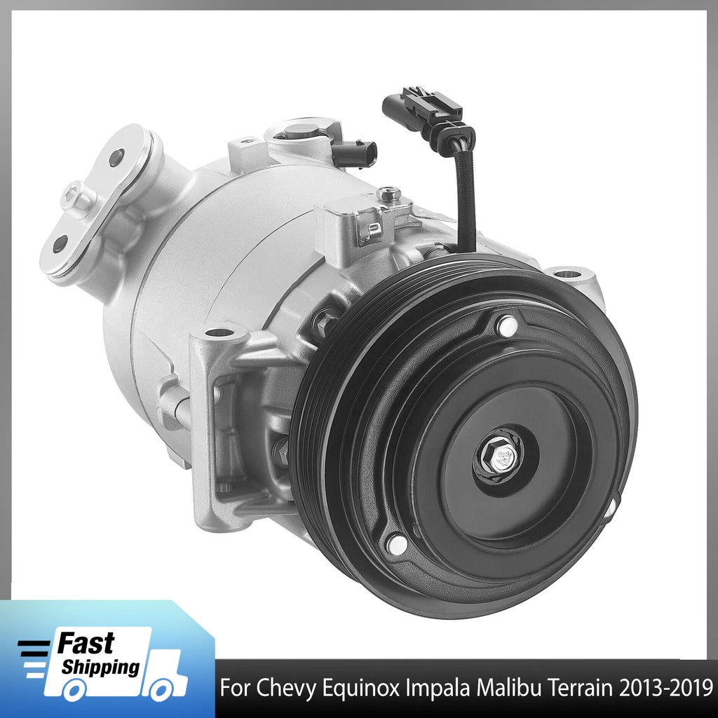 AC Compressor w/Clutch for Chevy Equinox Impala Malibu Terrain (2013–2019)