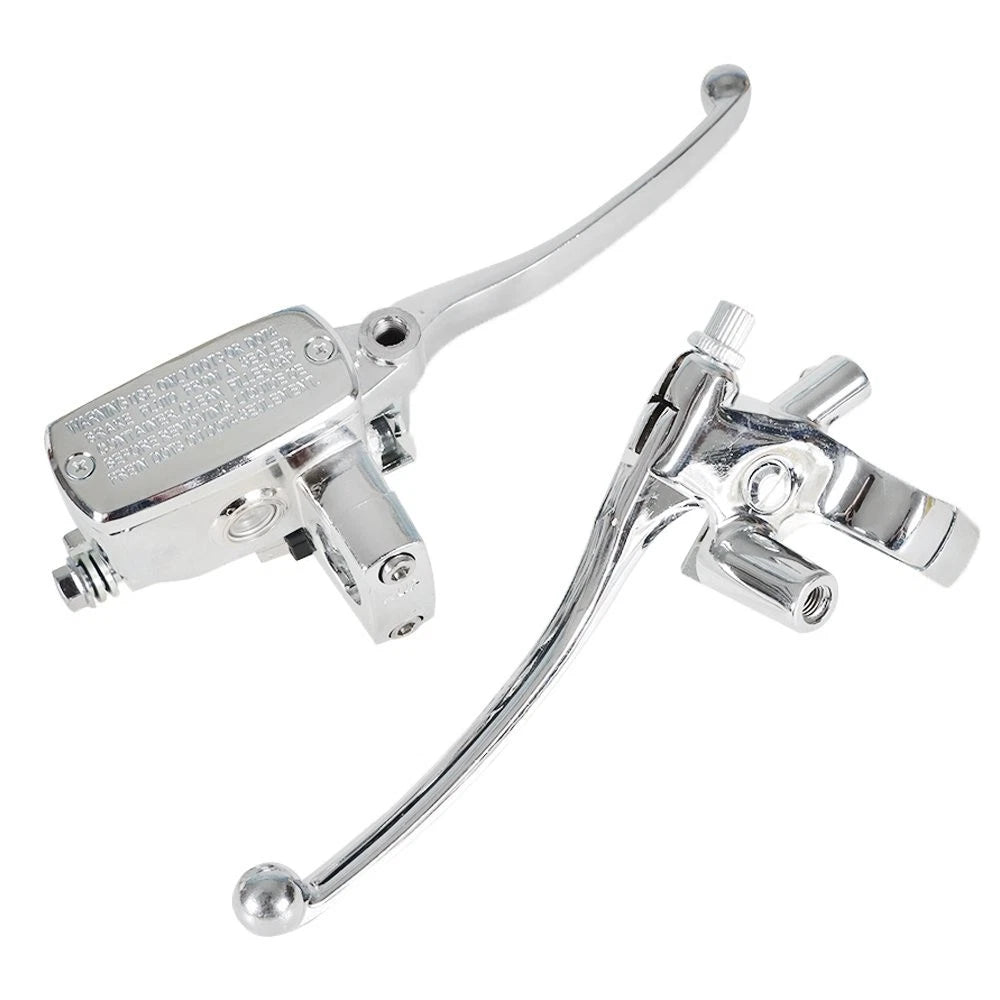 1" Handlebar Hydraulic Brake Master Cylinder & Clutch Lever for Universal Motorcycle