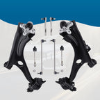 Set of 8 Front Lower Control Arms Sway Bars Tie Rod Ends for Honda Civic (2016–2019)