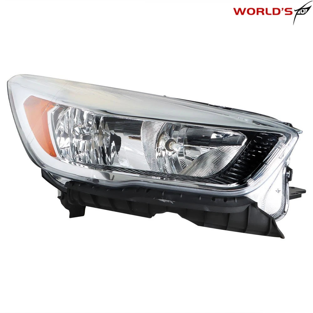 Headlight for Ford Escape (2017–2019) Halogen Right Side Chrome
