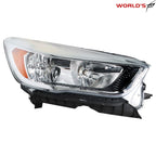 Headlight for Ford Escape (2017–2019) Halogen Right Side Chrome