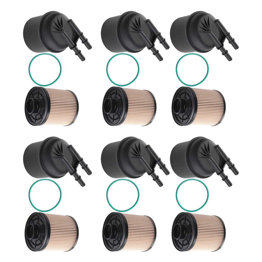 6X Diesel Fuel Filter for Ford F250-F550 Super Duty 6.7L (2011–2016)