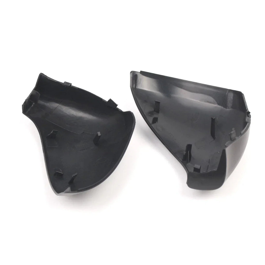 Pair Matte Black Side Wing Mirror Cap Cover for Peugeot 207 (2006–2013)