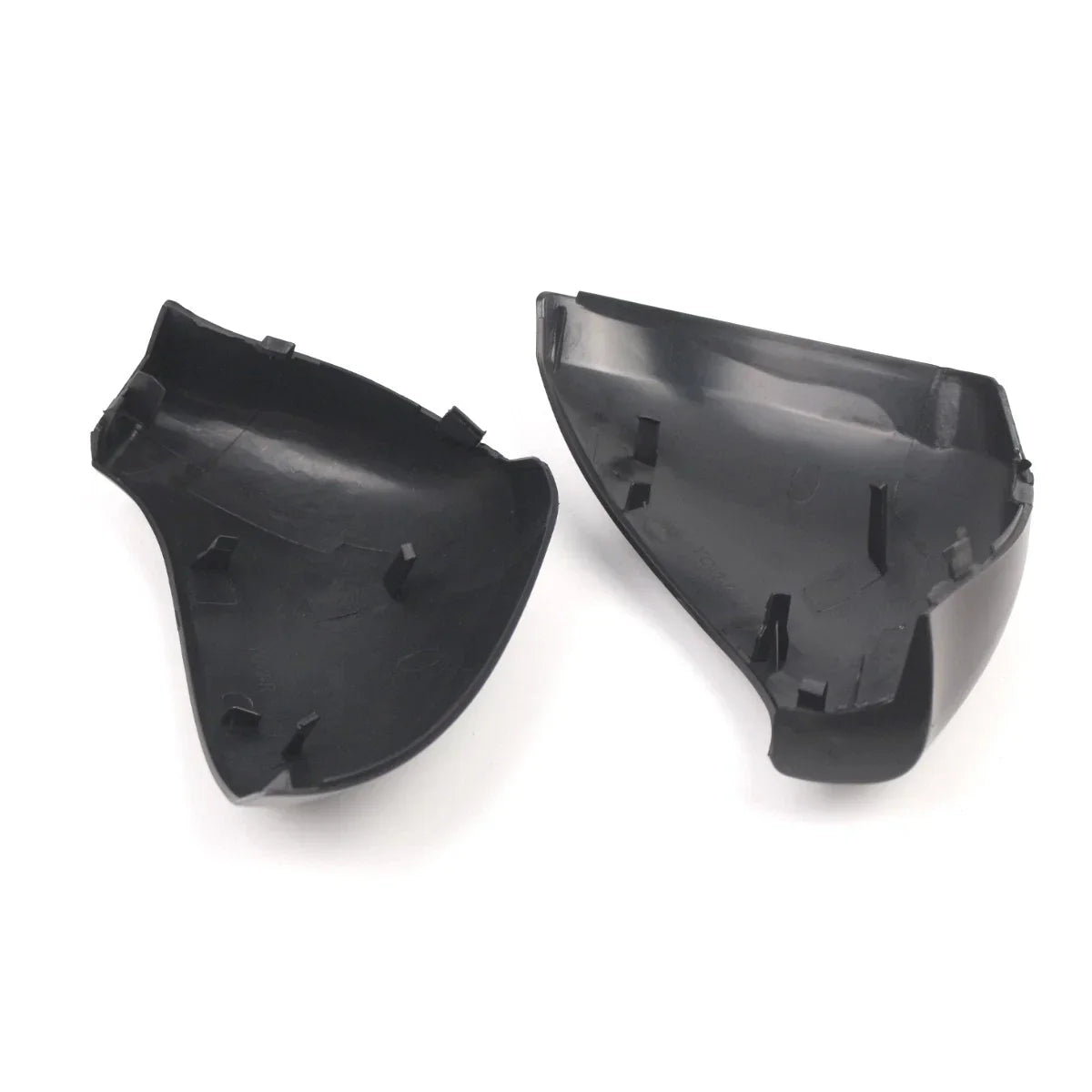 Pair Matte Black Side Wing Mirror Cap Cover for Peugeot 207 (2006–2013)