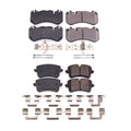 PowerStop Front & Rear Carbon Fiber Ceramic Brake Pads Kit for Audi RS7 (2014–2018)