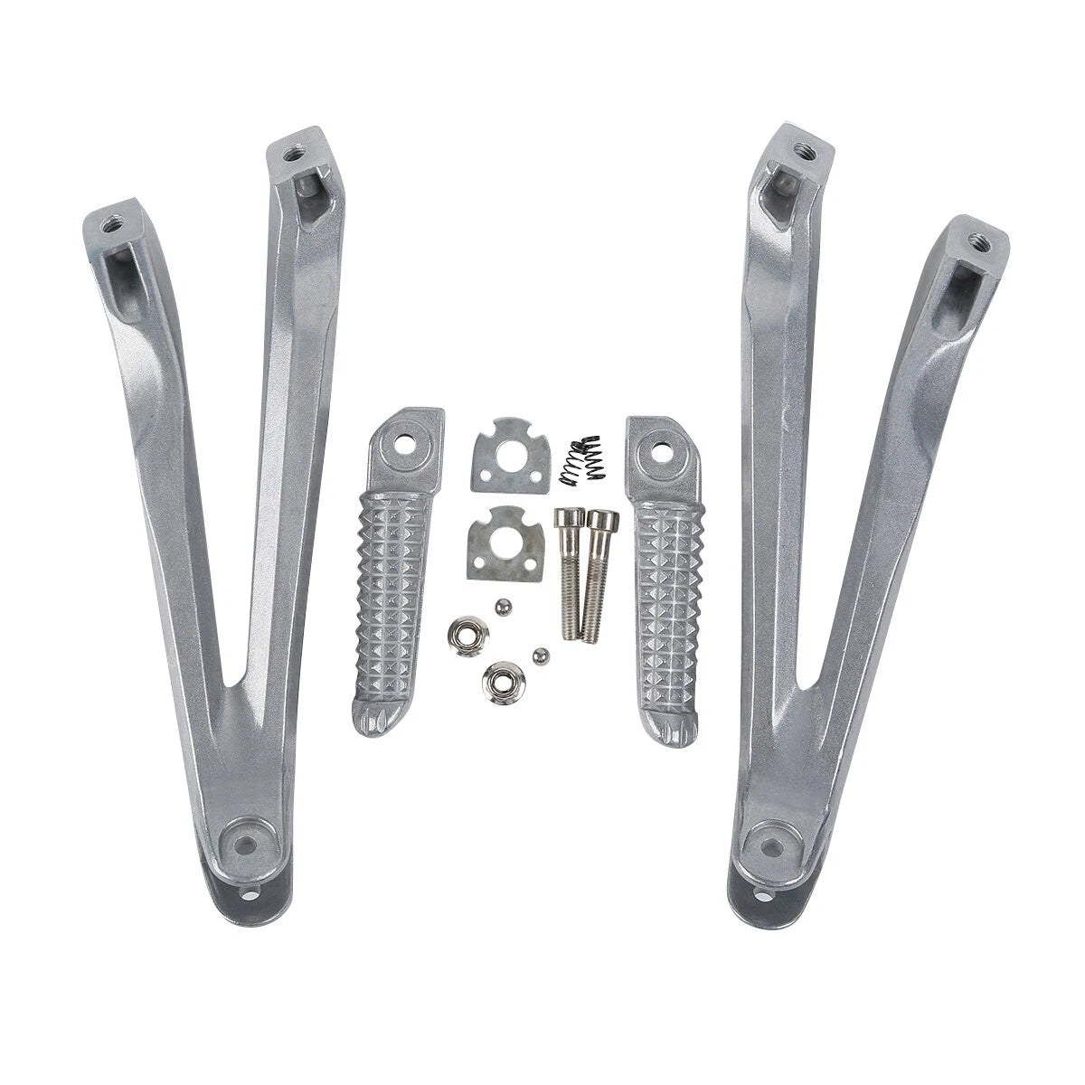 Set of 2 Foot Pegs Bracket Mount Kit for Yamaha YZF R1 (2007–2008)