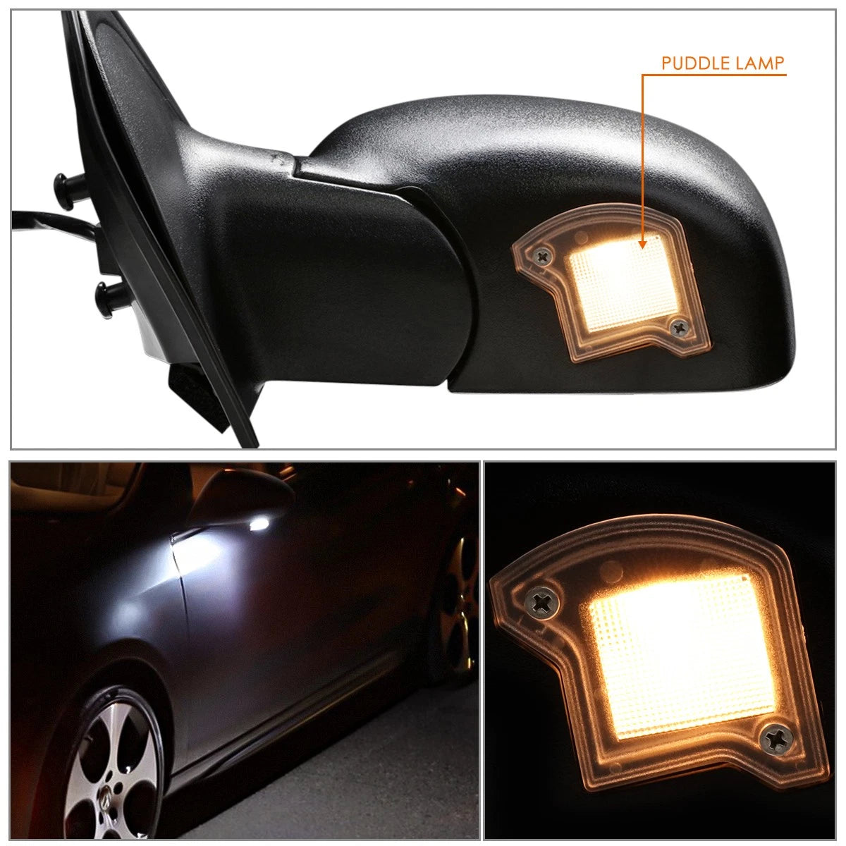 Powered Heated Side Door Mirror for Chevy Aveo (2007–2011)