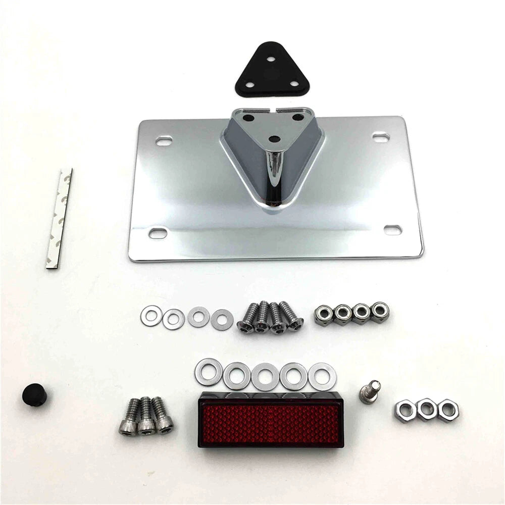 License Plate Mounting Kit for Harley Softail Deluxe FLSTN/SuperLow XL883L (2010–2023) Chrome