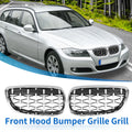 Set of 2 Front Hood Bumper Grille for BMW 328xi M3 335xi 328i (2007–2013)