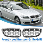 Set of 2 Front Hood Bumper Grille for BMW 328xi M3 335xi 328i (2007–2013)