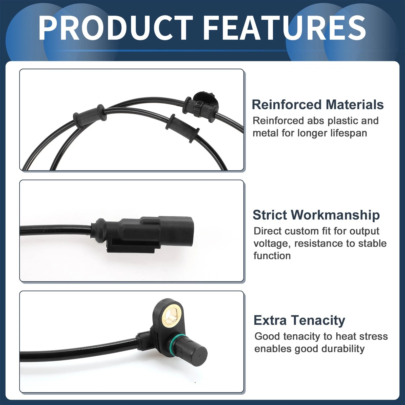 ABS Wheel Speed Sensor No. 5179958AA for Dodge Ram 2500 (2006–2008)