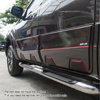 Matte Black Body Cladding Door Panel Bushes for Mazda BT-50 (2012-2019)