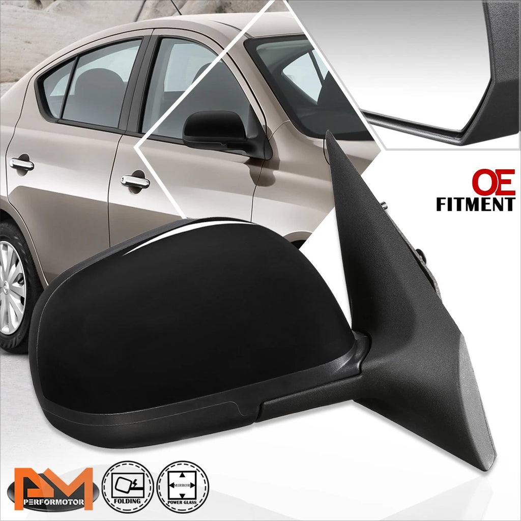 Powered Adjust Side Rear View Mirror for Nissan Versa (2012–2014) Right