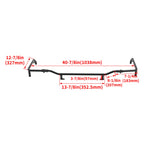 Rear Steel Rack Extender for Polaris Sportsman Touring 570 (2014–2020)