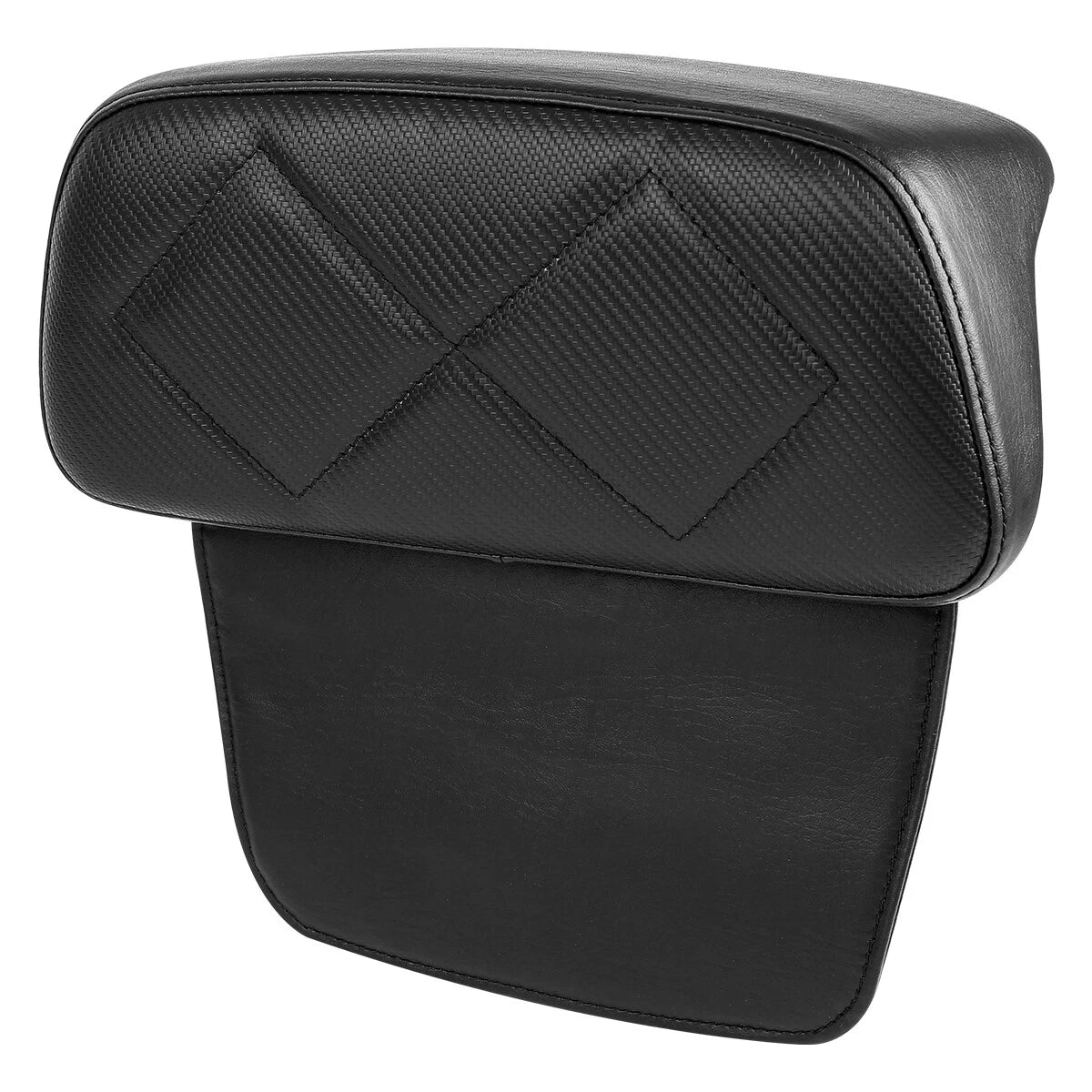 Black Rear Trunk Passenger Backrest for Harley Street Electra Glide (2014–2023)