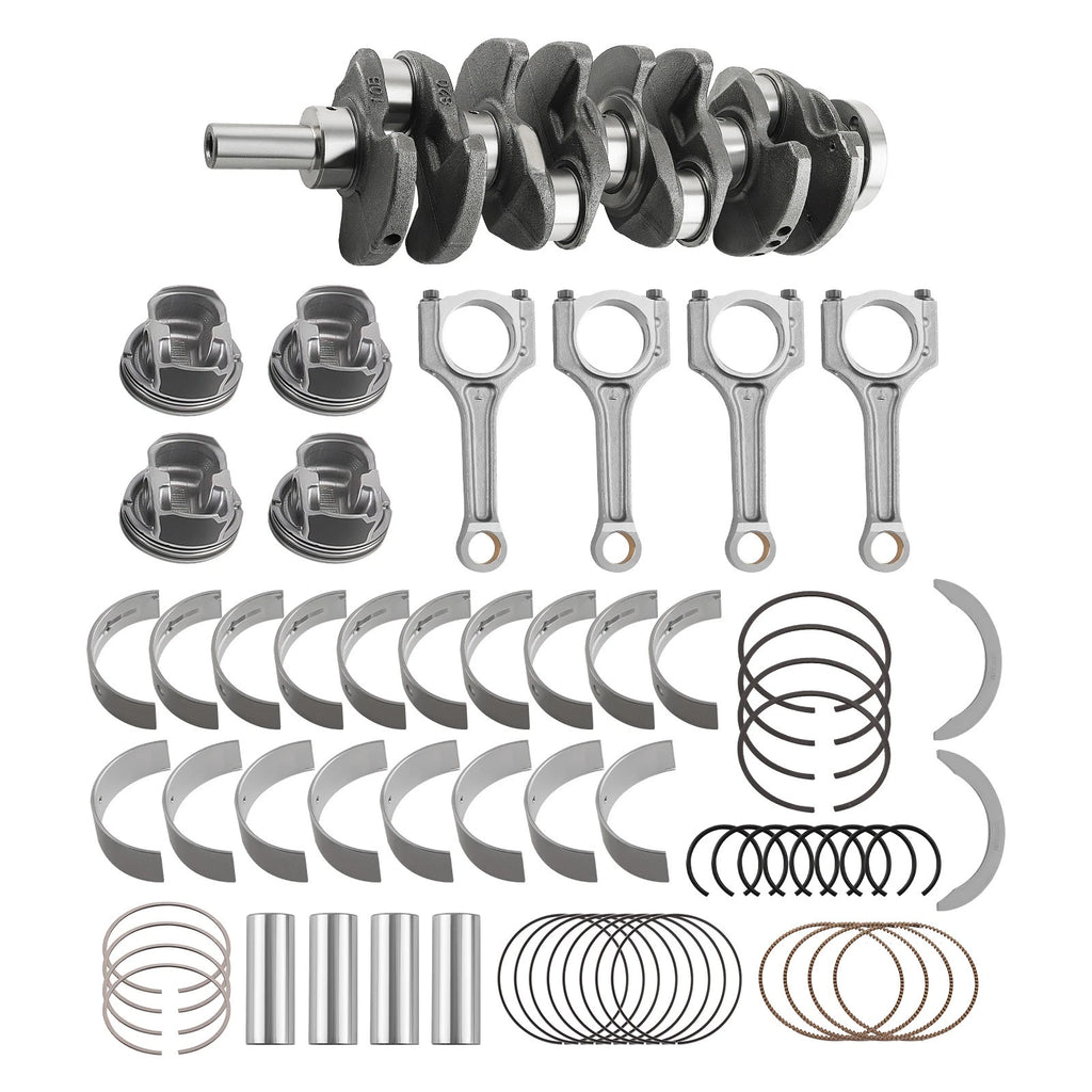 2X G4KH 2.0L Turbo Engine Rebuild Kit w/ Crankshaft, ConRods, Piston for Hyundai Kia
