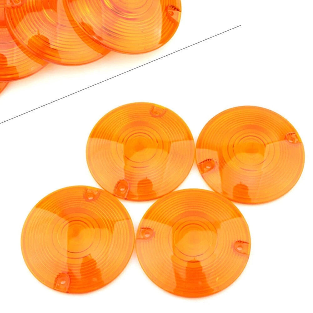4X Turn Signal Light Indicator Cover Amber Lens for Harley Davidson Electra Glide (2014–2023)