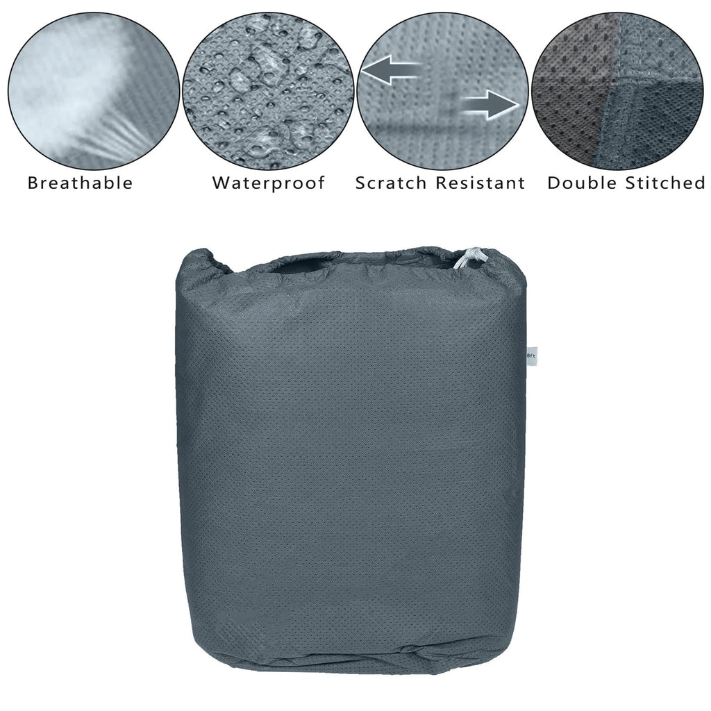 Waterproof Pop Up Folding Camper RV Cover for Trailers (16-18 FT)