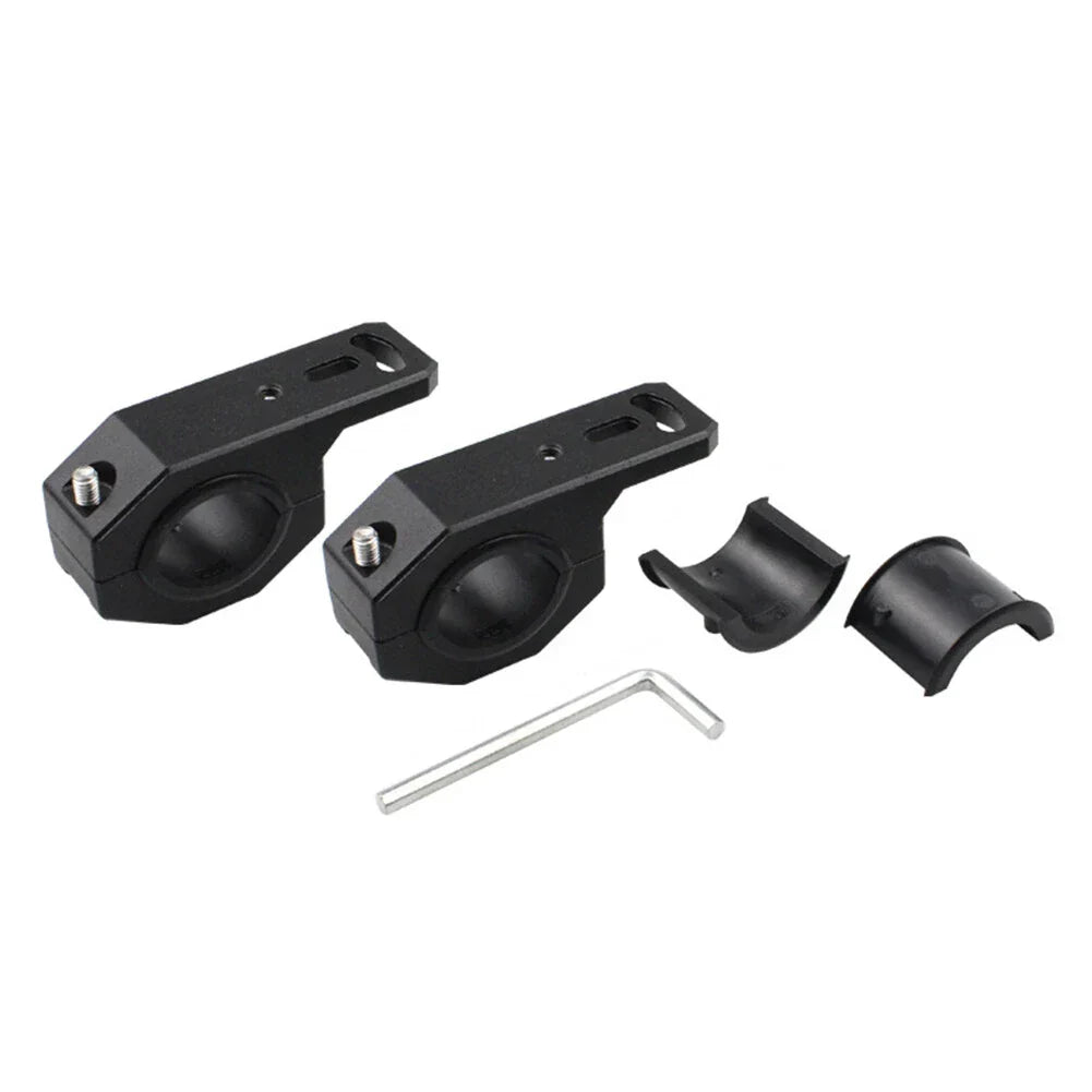 LED Light Bracket Clamps for Fog Light Tube Mount Anti-Collision Holder