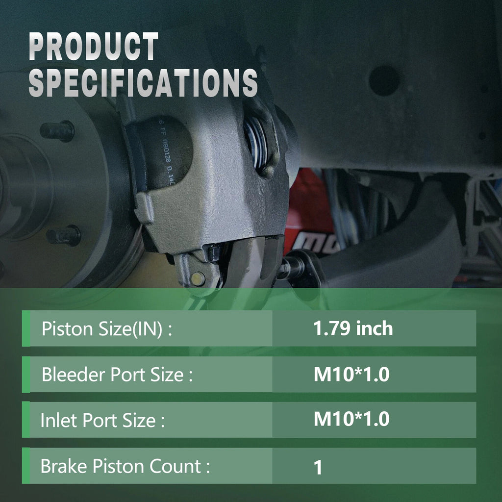Rear Brake Calipers for Ford Flex Lincoln MKT (2010–2014)