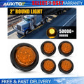 2X Amber 2" LED Side Marker Lights for Truck Trailer (5-25X)