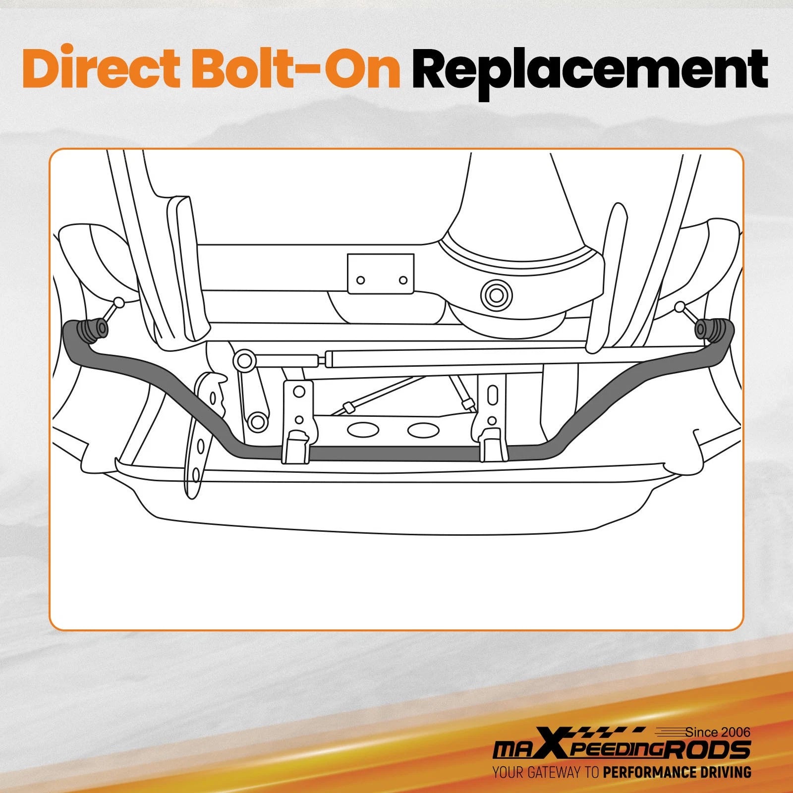 Rear Sway Bar Kit for Jeep Grand Cherokee (1999–2004)