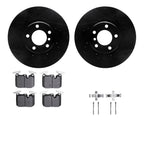 2X Brake Disc and Pad Kit for BMW 330, 328