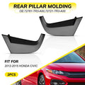 Pair of Rear Door Pillar Molding for Honda Civic (2012–2015)