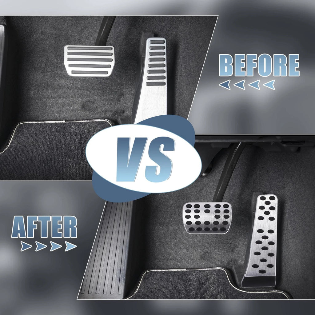 2pcs Gas Brake Pedal Pad Cover for Mercedes-Benz C E S GLC GLE (2010–2023)