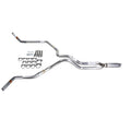 Dual Exhaust MA Pipe Glass Pack Muffler for Silverado 1996–1999