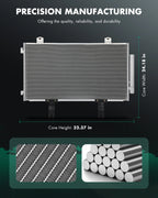 Aluminum AC Condenser for Acura RDX (2019–2021) 30127
