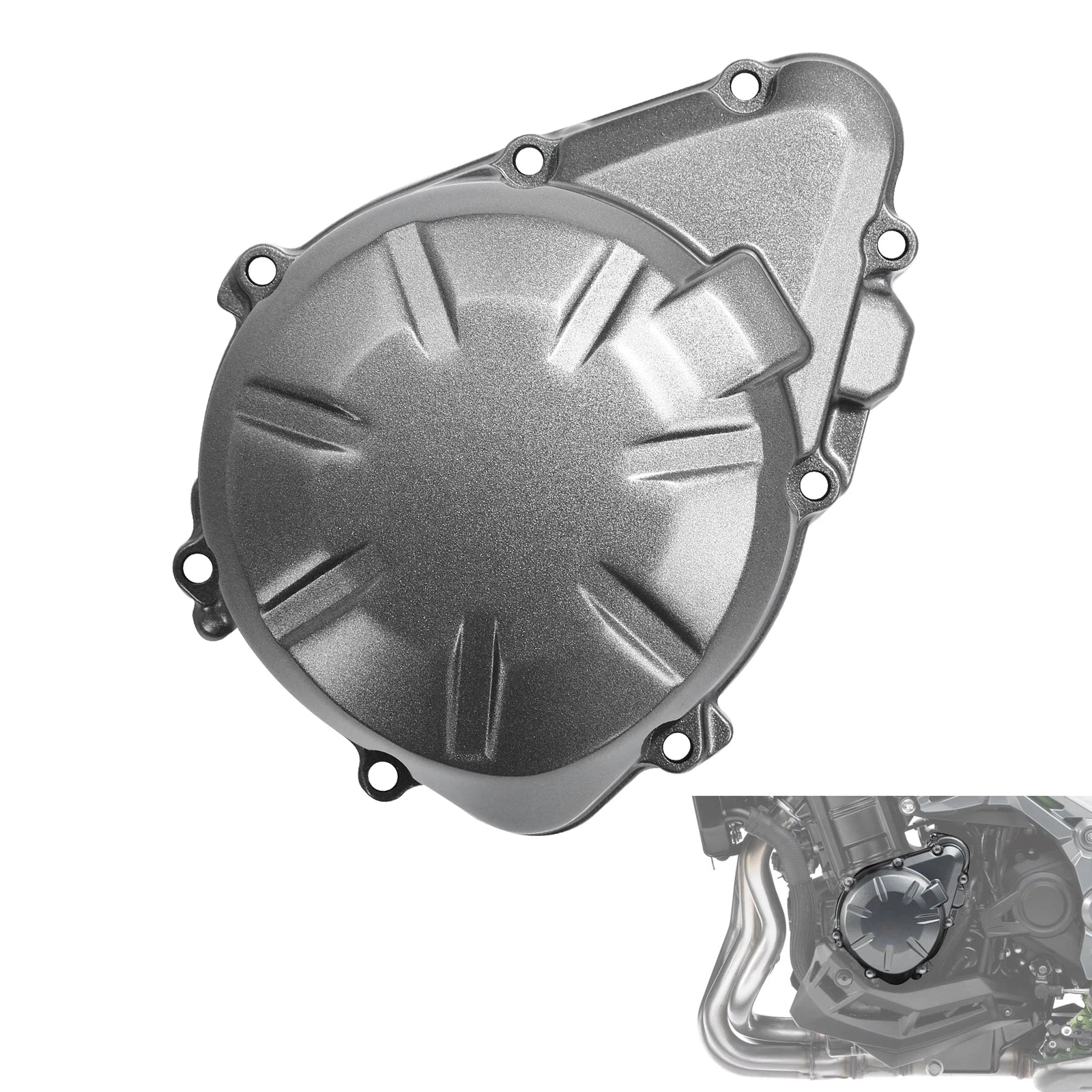 Left Stator Engine Cover Crankcase for Kawasaki Z900 ABS (2017–2025)